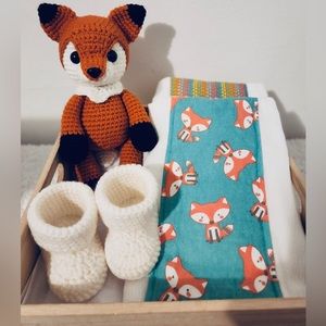 Baby Shower basket , New baby basket , Wellcome to the word basket 🍼💕💖🦊